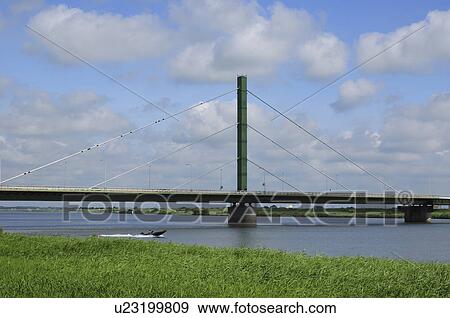 Bridge Over River View Large Photo Image Stock Photo - Bridge Over River. Fotosearch