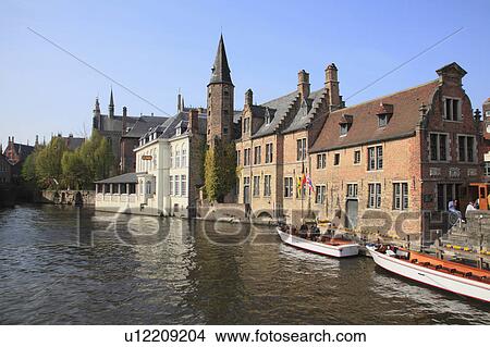 Buildings by Canal View Large Photo Image Picture - Buildings by Canal. Fotosearch