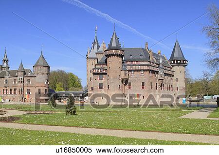 Castle De Haar View Large Photo Image Stock Photography - Castle De Haar. Fotosearch