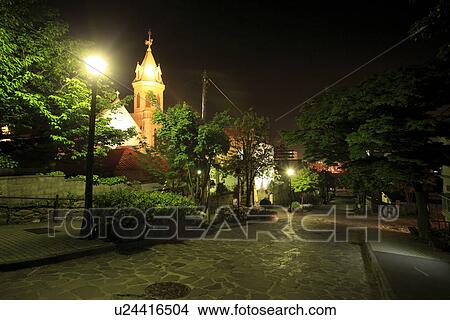 Catholic Motomachi church and Daisan-zaka View Large Photo Image Picture - Catholic Motomachi church and Daisan-zaka. Fotosearch