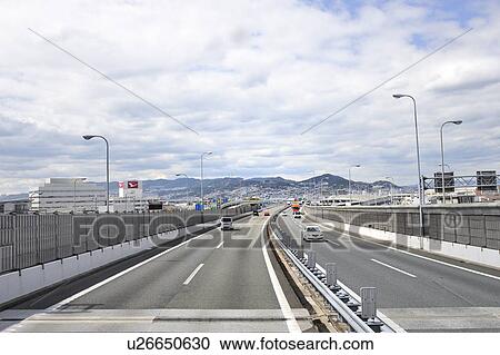 Stock Image - Chugoku Expressway. Fotosearch