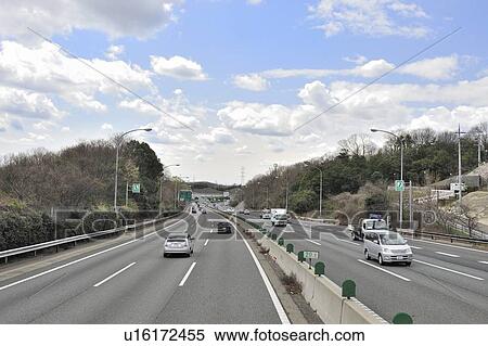Chugoku Expressway View Large Photo Image Stock Photography - Chugoku Expressway. Fotosearch