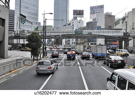 Stock Photo - Cityscape, Akasaka, Minato Ward, Tokyo Prefecture, Japan. Fotosearch