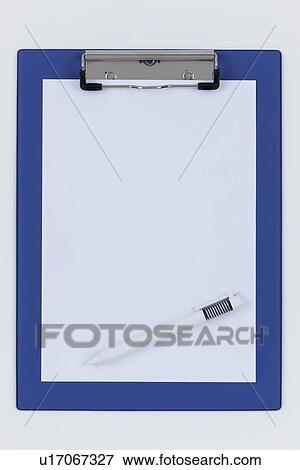 Stock Photo - Clipboard and Pen. Fotosearch