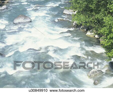 Close Up of Flowing River View Large Photo Image Stock Image - Close Up of Flowing River. Fotosearch