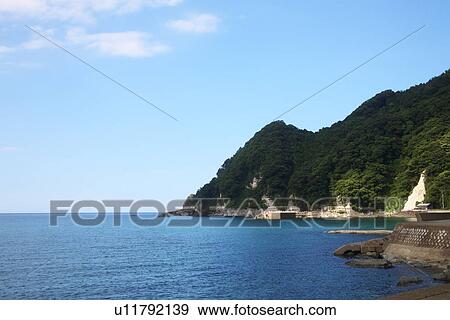 Coastline and Sea of Japan View Large Photo Image Stock Photo - Coastline and Sea of Japan. Fotosearch