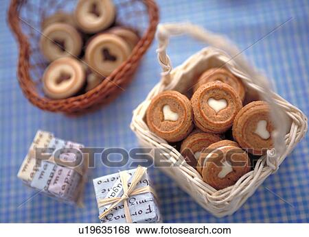 Cookies in baskets View Large Photo Image Stock Photo - Cookies in baskets. Fotosearch