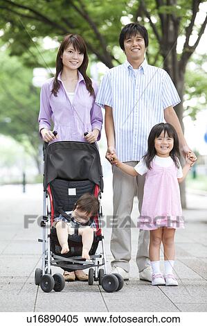 Family of Four in Park View Large Photo Image Stock Photography - Family of Four in Park. Fotosearch