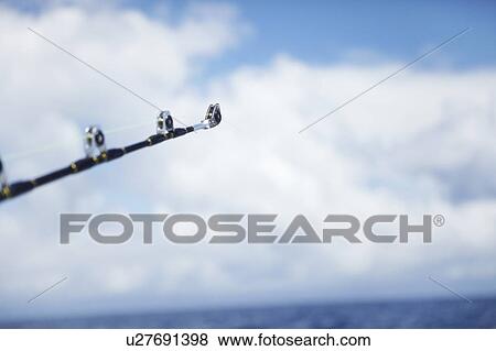 Fishing Rod and Sea View Large Photo Image Stock Photo - Fishing Rod and Sea. Fotosearch
