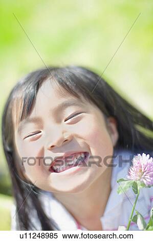 Girl Grinning View Large Photo Image Stock Photography - Girl Grinning. Fotosearch