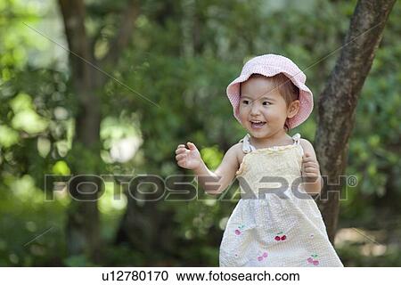 Happy Young Girl View Large Photo Image Stock Image - Happy Young Girl. Fotosearch