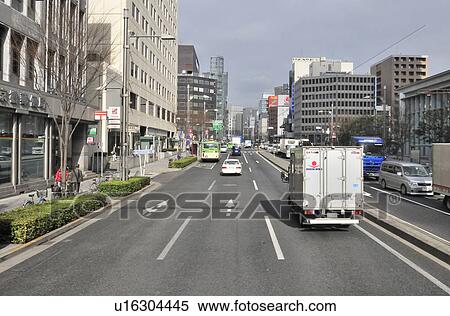 Harumi street, Chuo Ward, Tokyo Prefecture, Japan View Large Photo Image Stock Photography - Harumi street, Chuo Ward, Tokyo Prefecture, Japan. Fotosearch