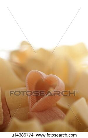 Heart shaped pasta View Large Photo Image Picture - Heart shaped pasta. Fotosearch