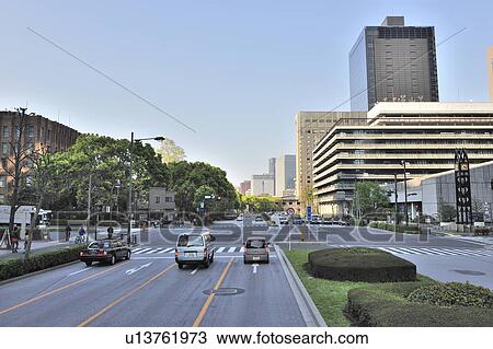 Hibiya Street View Large Photo Image Stock Image - Hibiya Street. Fotosearch