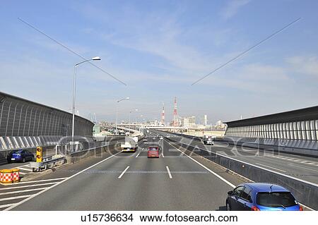 Highway, Aichi Prefecture, Japan View Large Photo Image Picture - Highway, Aichi Prefecture, Japan. Fotosearch