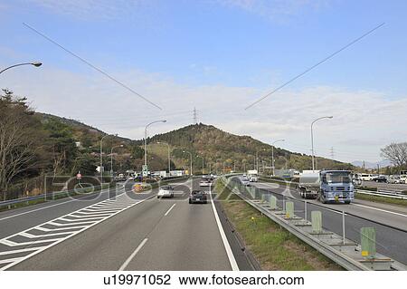 Stock Image - Highway, Aichi Prefecture, Japan. Fotosearch
