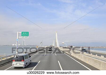 Stock Photo - Highway, Mie Prefecture, Japan. Fotosearch