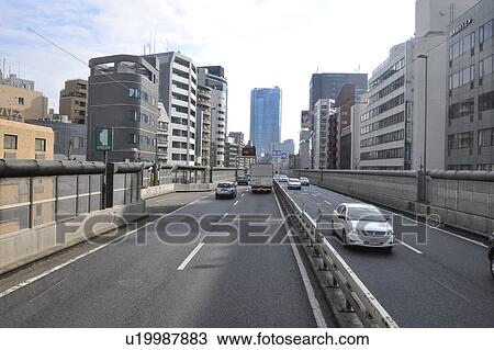 Highway, Minato Ward, Tokyo Prefecture, Japan View Large Photo Image Stock Image - Highway, Minato Ward, Tokyo Prefecture, Japan. Fotosearch