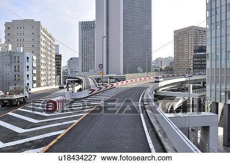 Highway, Minato Ward, Tokyo Prefecture, Japan View Large Photo Image Stock Photo - Highway, Minato Ward, Tokyo Prefecture, Japan. Fotosearch