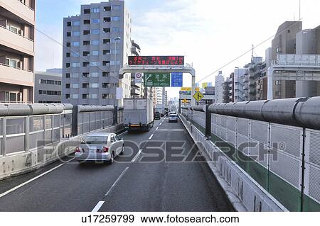 Highway, Setagaya Ward, Tokyo Prefecture, Japan View Large Photo Image Stock Photo - Highway, Setagaya Ward, Tokyo Prefecture, Japan. Fotosearch