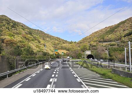 Picture - Highway, Shizuoka Prefecture, Japan. Fotosearch
