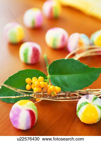 Holly and candies View Large Photo Image Stock Image - Holly and candies. Fotosearch