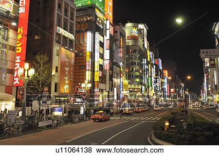 Stock Photo - Kabukicho at Night. Fotosearch