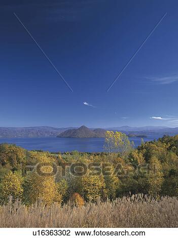 Stock Image - Lake Toya. Fotosearch