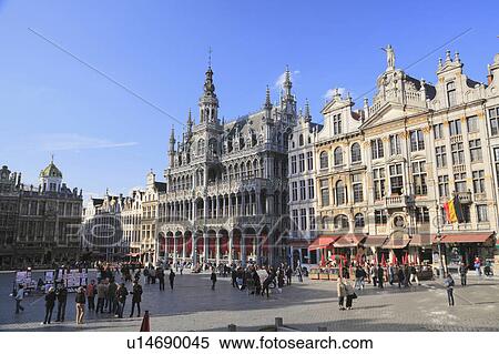 Stock Photography - Market Square with King's House. Fotosearch