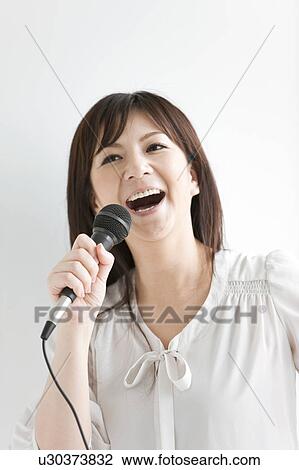Mid Adult Singing View Large Photo Image Stock Image - Mid Adult Singing. Fotosearch