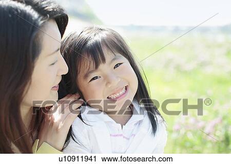 Stock Image - Mother and Daughter. Fotosearch