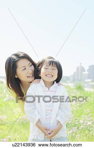 Stock Photograph - Mother and Daughter. Fotosearch
