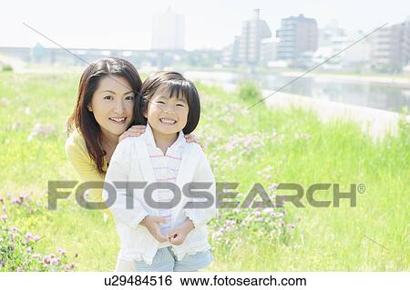 Stock Photograph - Mother and Daughter. Fotosearch