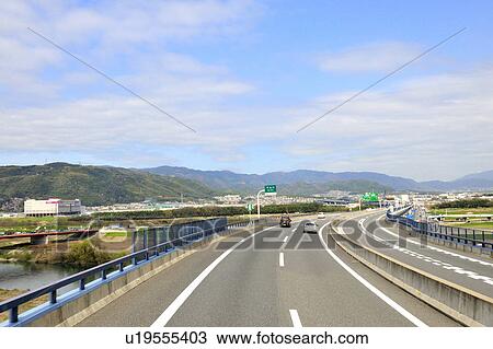 Motorway View Large Photo Image Stock Image - Motorway. Fotosearch