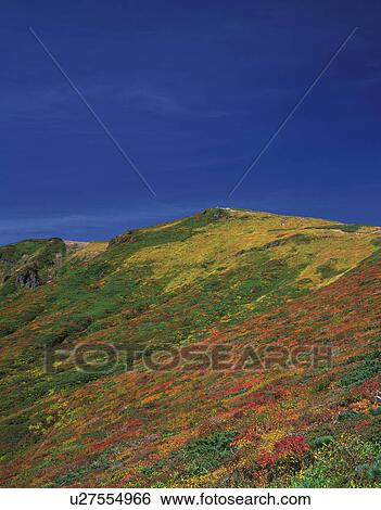 Mount Kurikoma in Autumn View Large Photo Image Stock Photograph - Mount Kurikoma in Autumn. Fotosearch