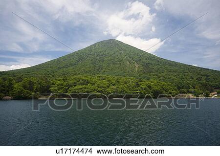 Mount Nantai and Lake Chuzenji View Large Photo Image Picture - Mount Nantai and Lake Chuzenji. Fotosearch