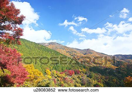 Mountains in Autumn View Large Photo Image Stock Image - Mountains in Autumn. Fotosearch