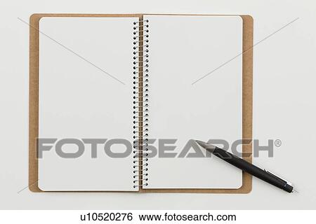 Stock Photograph - Note Pad and Pen. Fotosearch