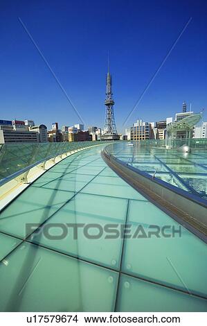 Picture - Oasis 21 and nagoya TV Tower. Fotosearch