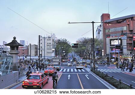 Omotesando at Dusk View Large Photo Image Stock Photography - Omotesando at Dusk. Fotosearch