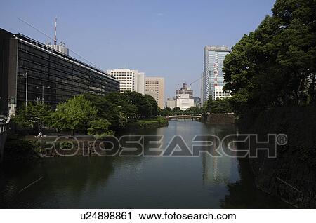 Otemachi seen from Takehashi View Large Photo Image Stock Image - Otemachi seen from Takehashi. Fotosearch