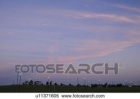 Park at Dusk View Large Photo Image Stock Photography - Park at Dusk. Fotosearch