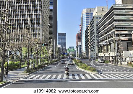 Pedestrian Crossing at Hibiya Street View Large Photo Image Stock Image - Pedestrian Crossing at Hibiya Street. Fotosearch
