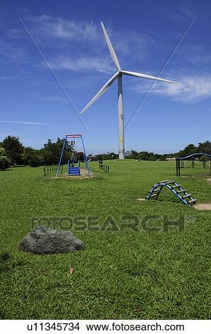 Picture - Playground at Wakasu Kaihin Park. Fotosearch
