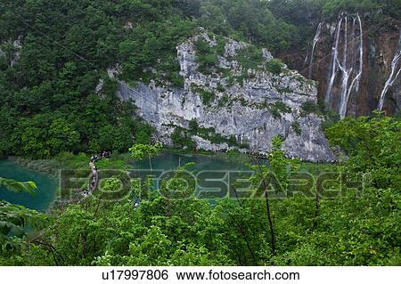 Stock Photograph - Plitvice Lakes National Park. Fotosearch