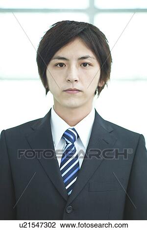 Stock Image - Portrait of businessman. Fotosearch