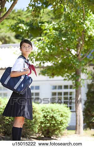 Portrait of Junior High School girl View Large Photo Image Stock Image - Portrait of Junior High School girl. Fotosearch