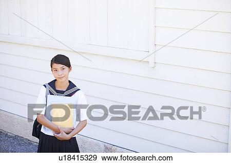 Portrait of Junior High School girl View Large Photo Image Stock Photo - Portrait of Junior High School girl. Fotosearch