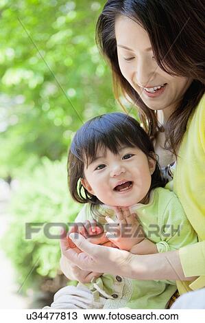 Portrait of Mother and Daughter View Large Photo Image Stock Image - Portrait of Mother and Daughter. Fotosearch