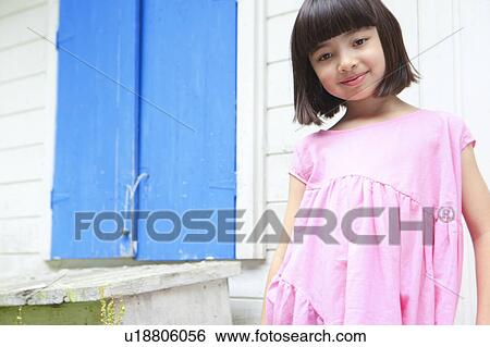 Stock Photograph - Portrait of Young Girl. Fotosearch
